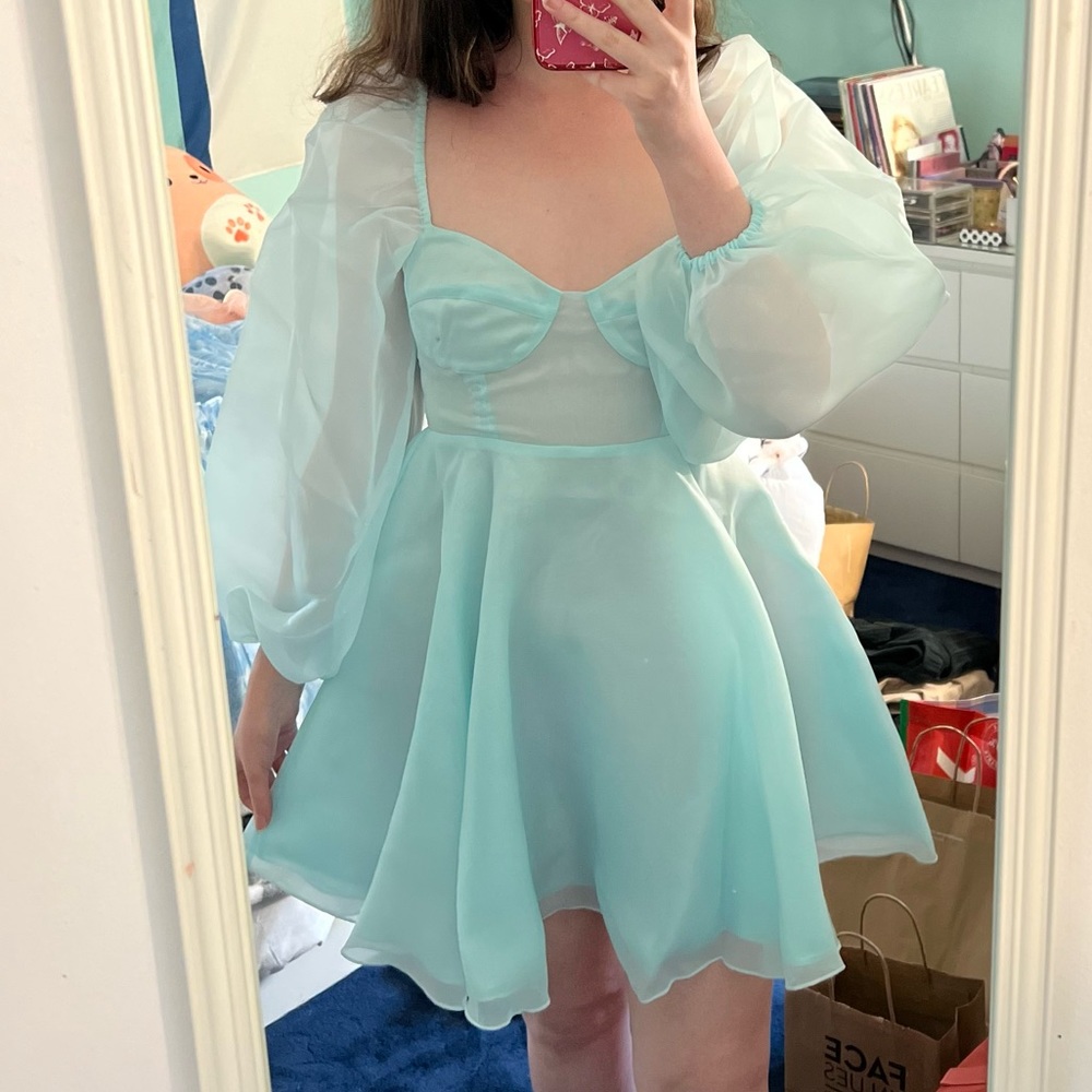 Selkie blue Princess Dress